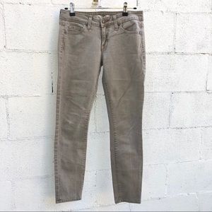 Vince skinny jeans 26 light khaki green